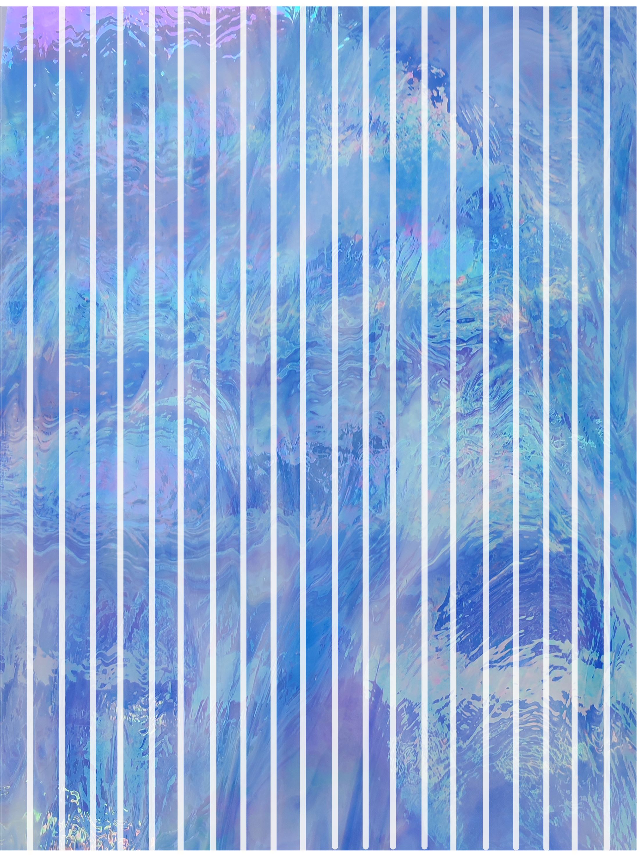 Blue Iridescent 1*30cm (0094)