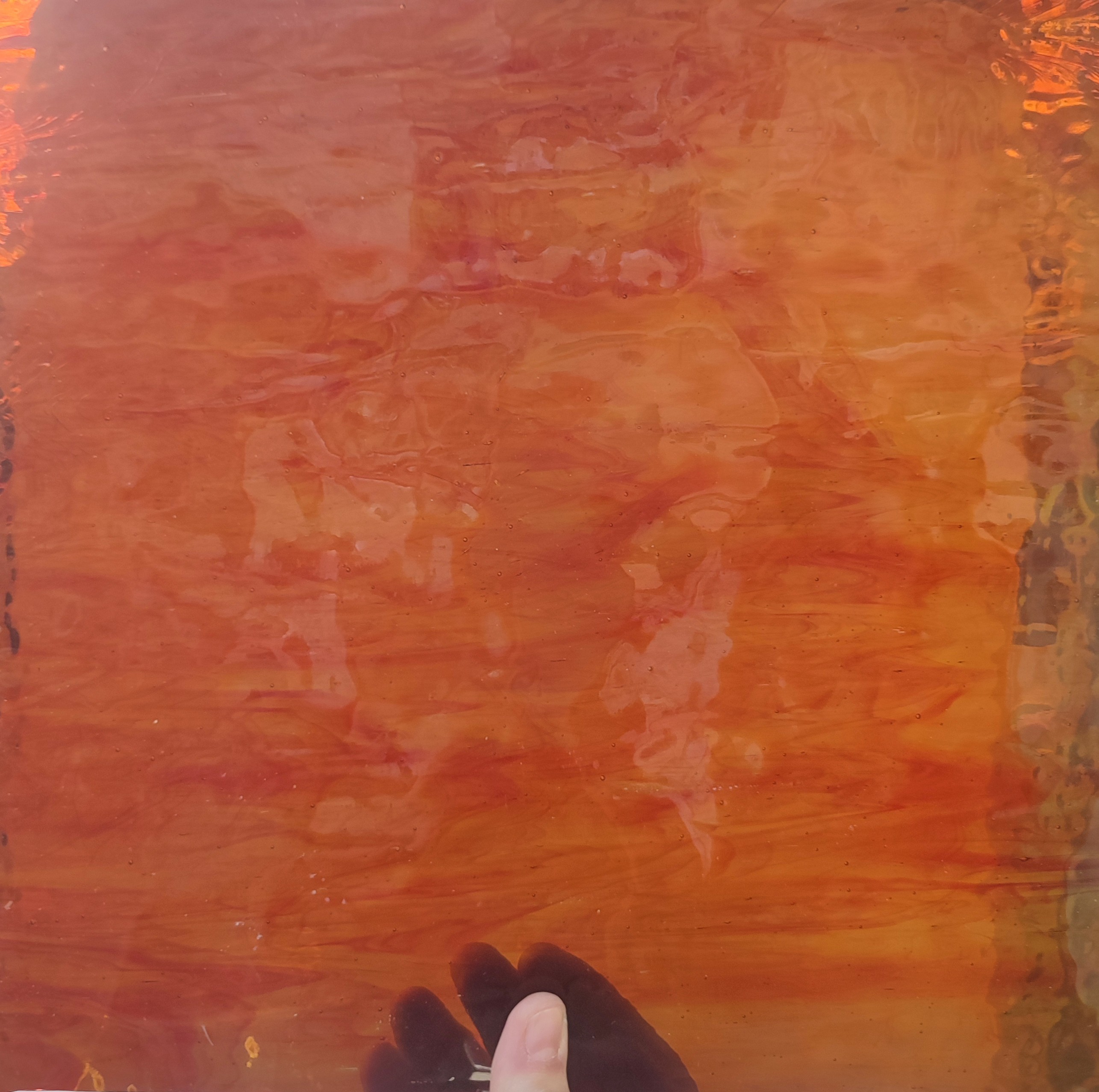 Transparent Orange with Texture Mississippi River 