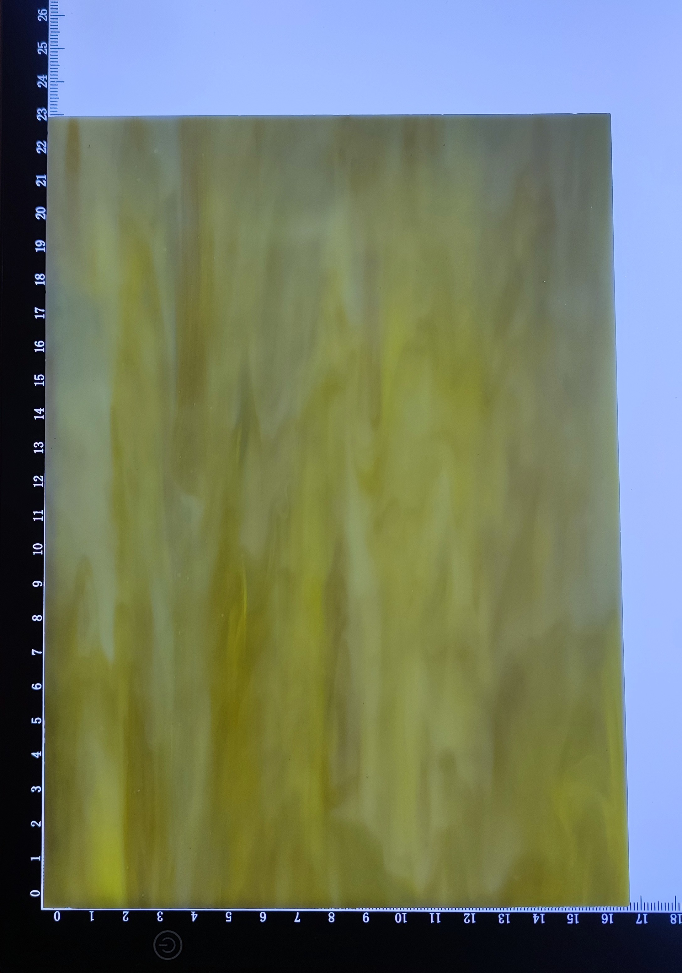  Κομμάτι Γυαλί Οπαλίνα Πράσινο Λαδί 17*23 εκατοστά