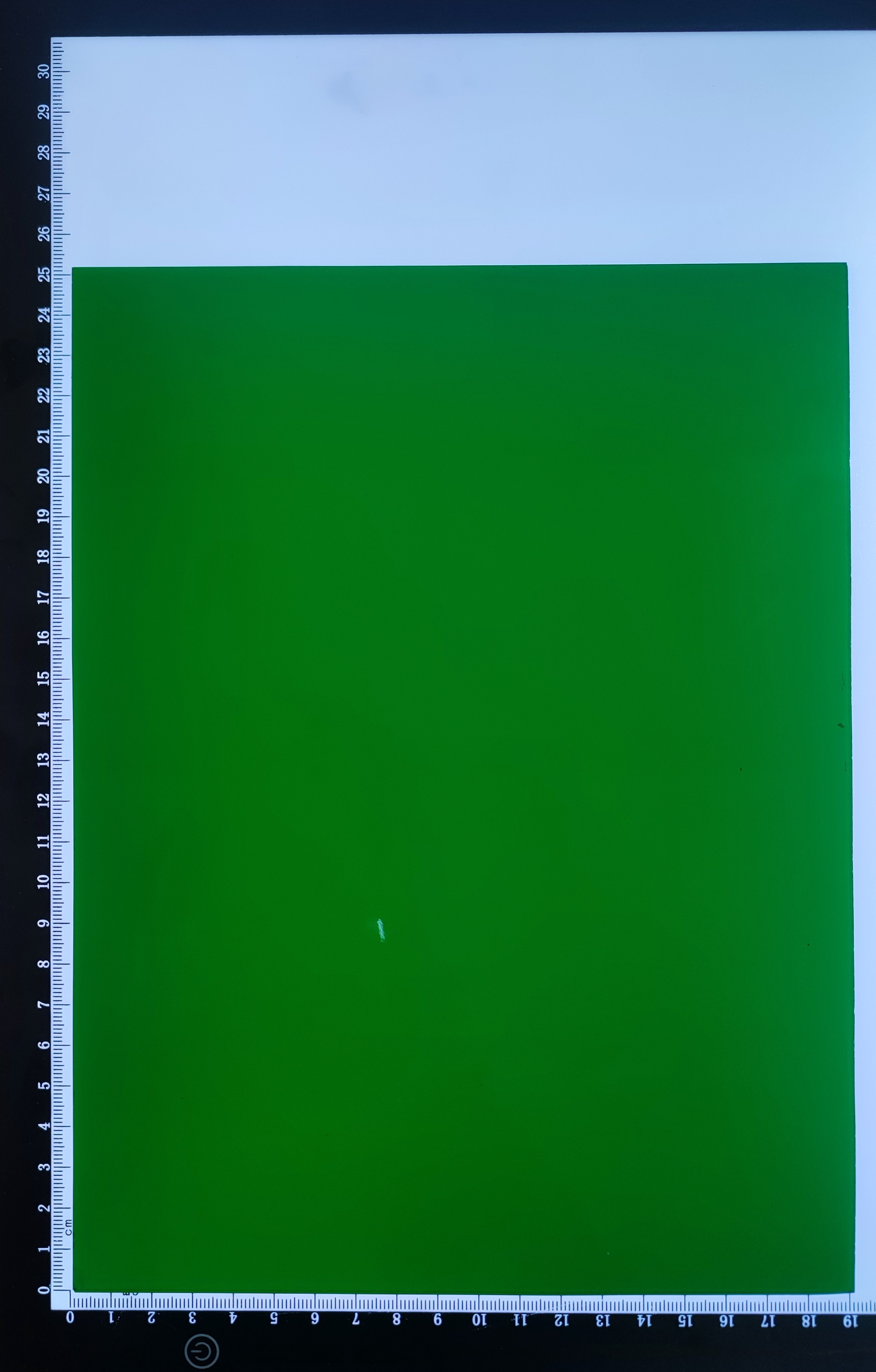 Κομμάτι Γυαλί Διάφανο Πράσινο 19*25εκατοστά