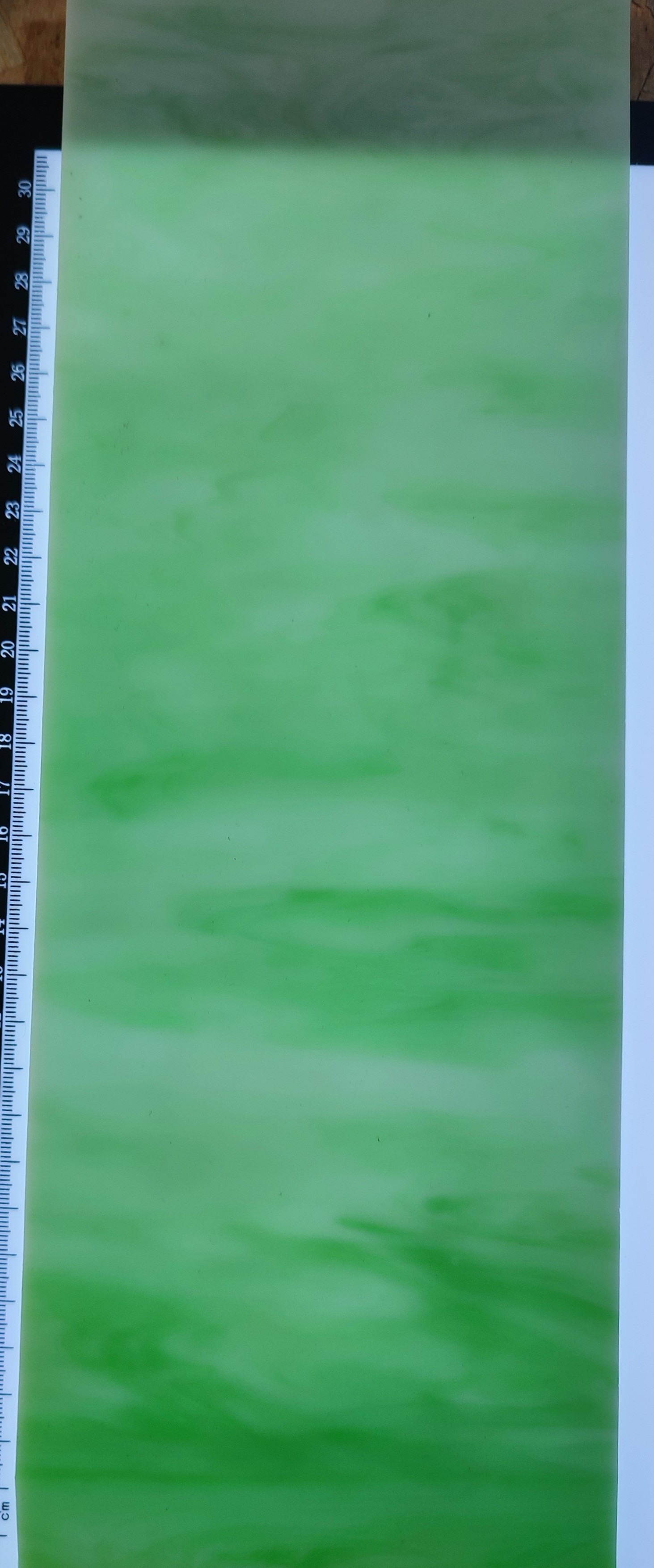 Κομμάτι Γυαλί Οπαλίνα Πράσινο Ανοιχτό 12*33 εκατοστά