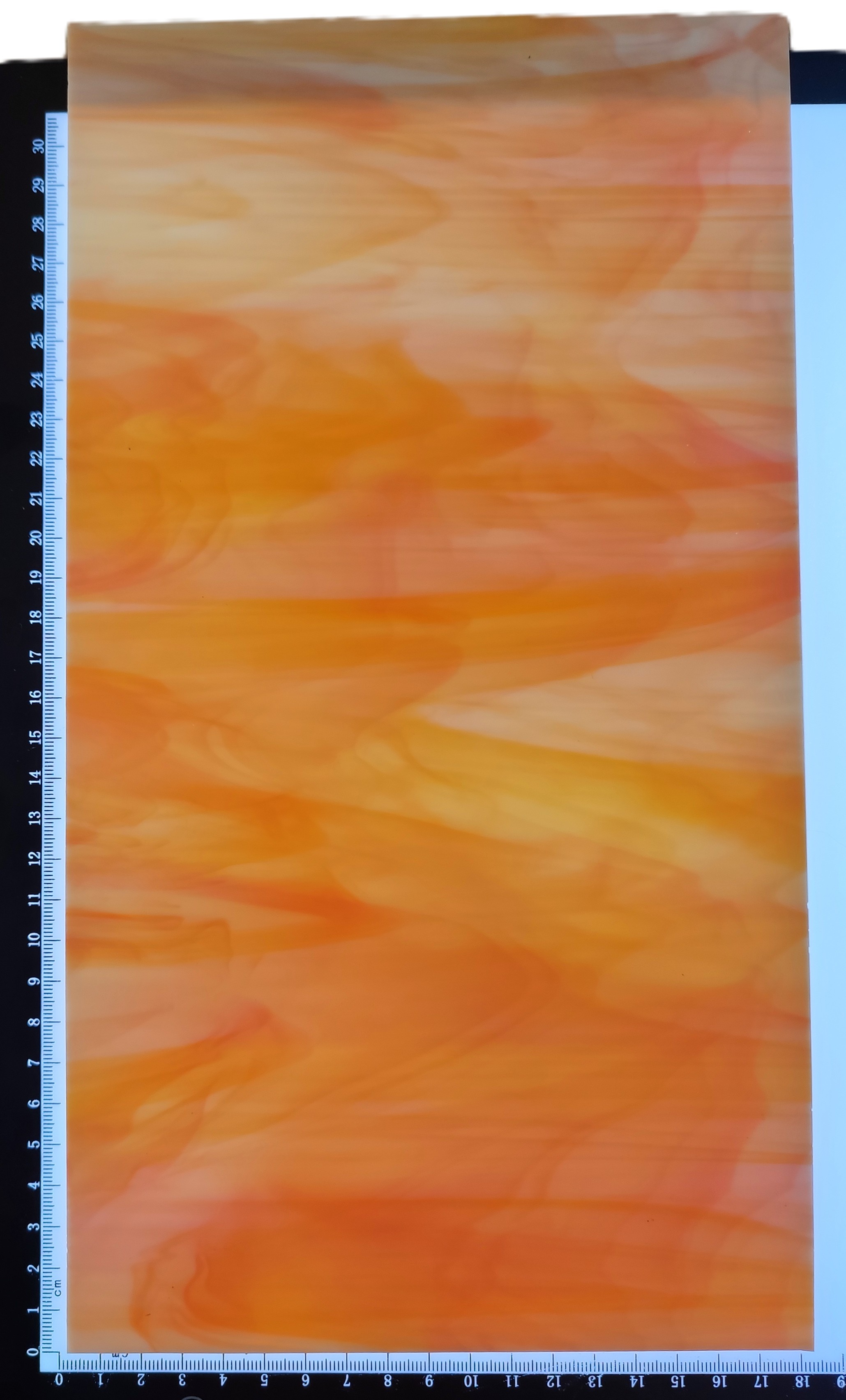 Κομμάτι Γυαλί Οπαλίνα Πορτοκαλί