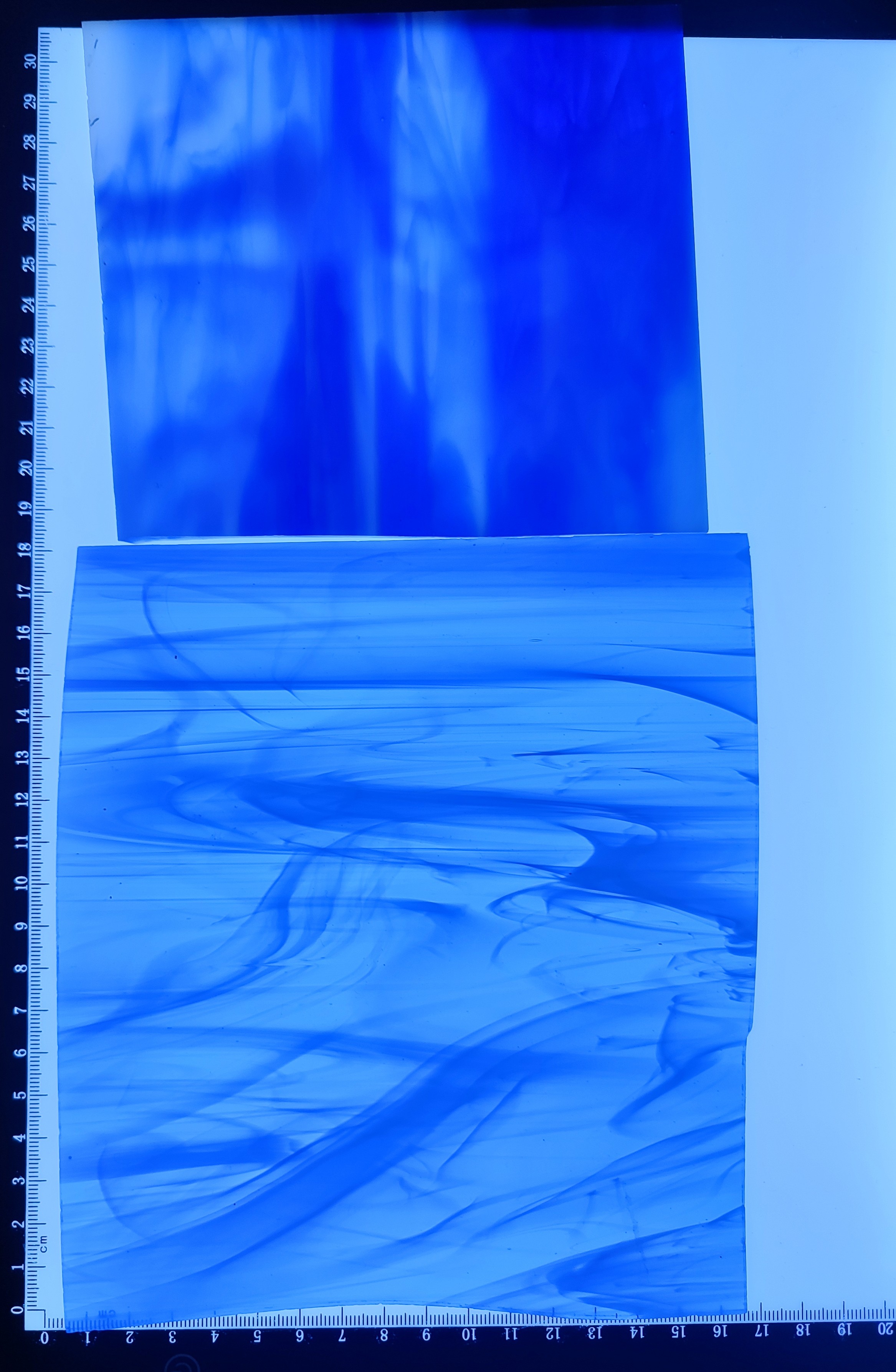 Κομμάτια Γυαλί Μπλέ Διάφορα 370γρ