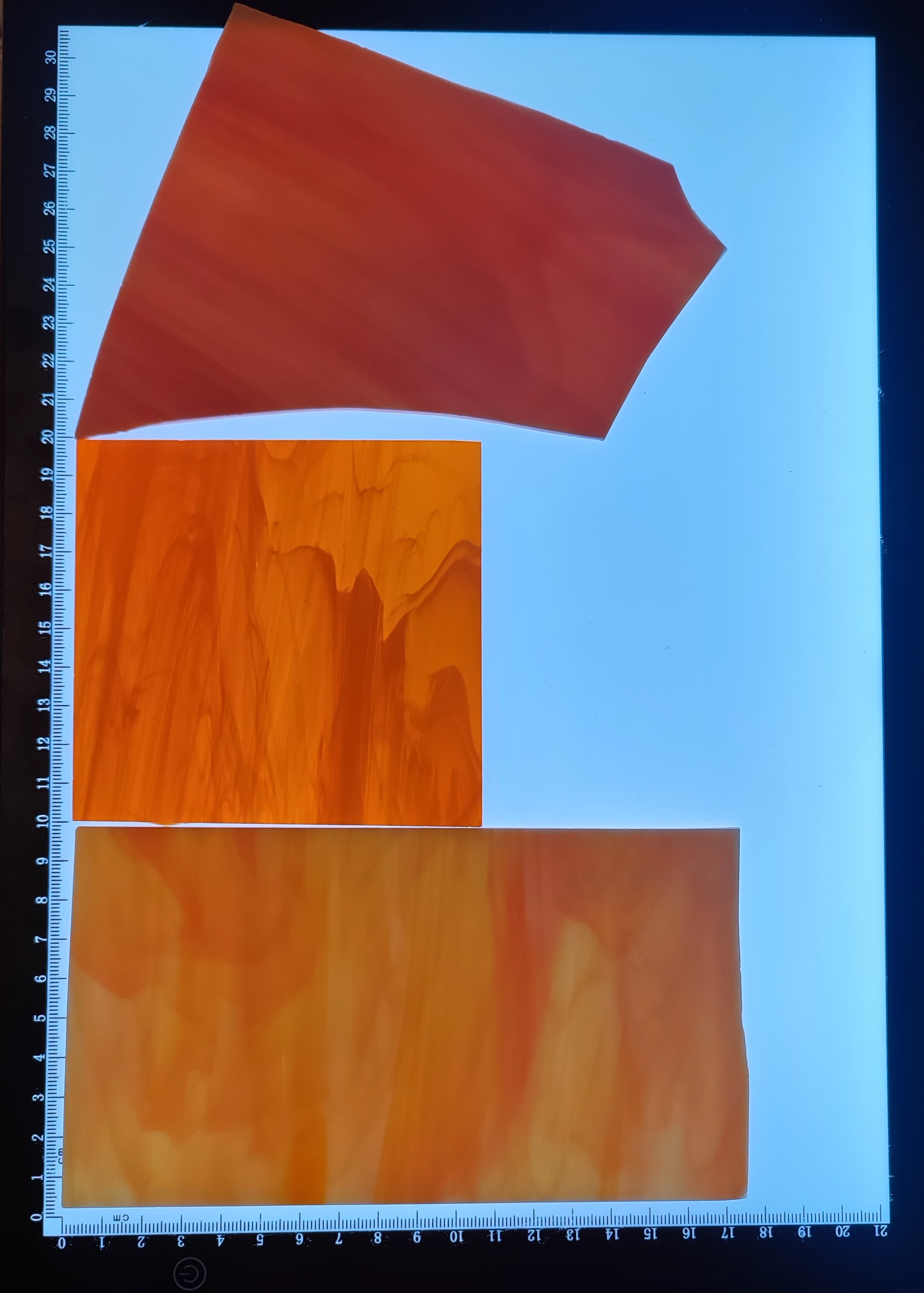 Κομμάτια Γυαλί Διάφορα Πορτοκαλί 300γρ