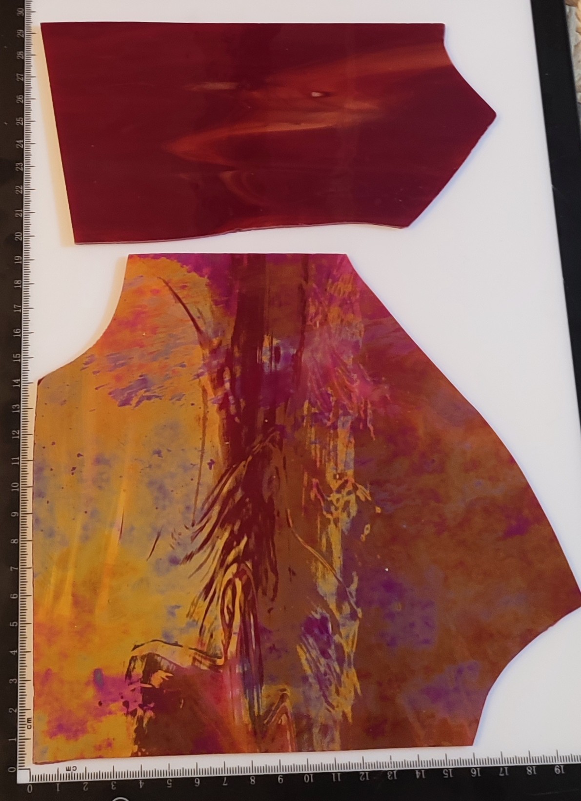 Κομμάτια Γυαλί Διάφορα Κόκκινα 350γρ