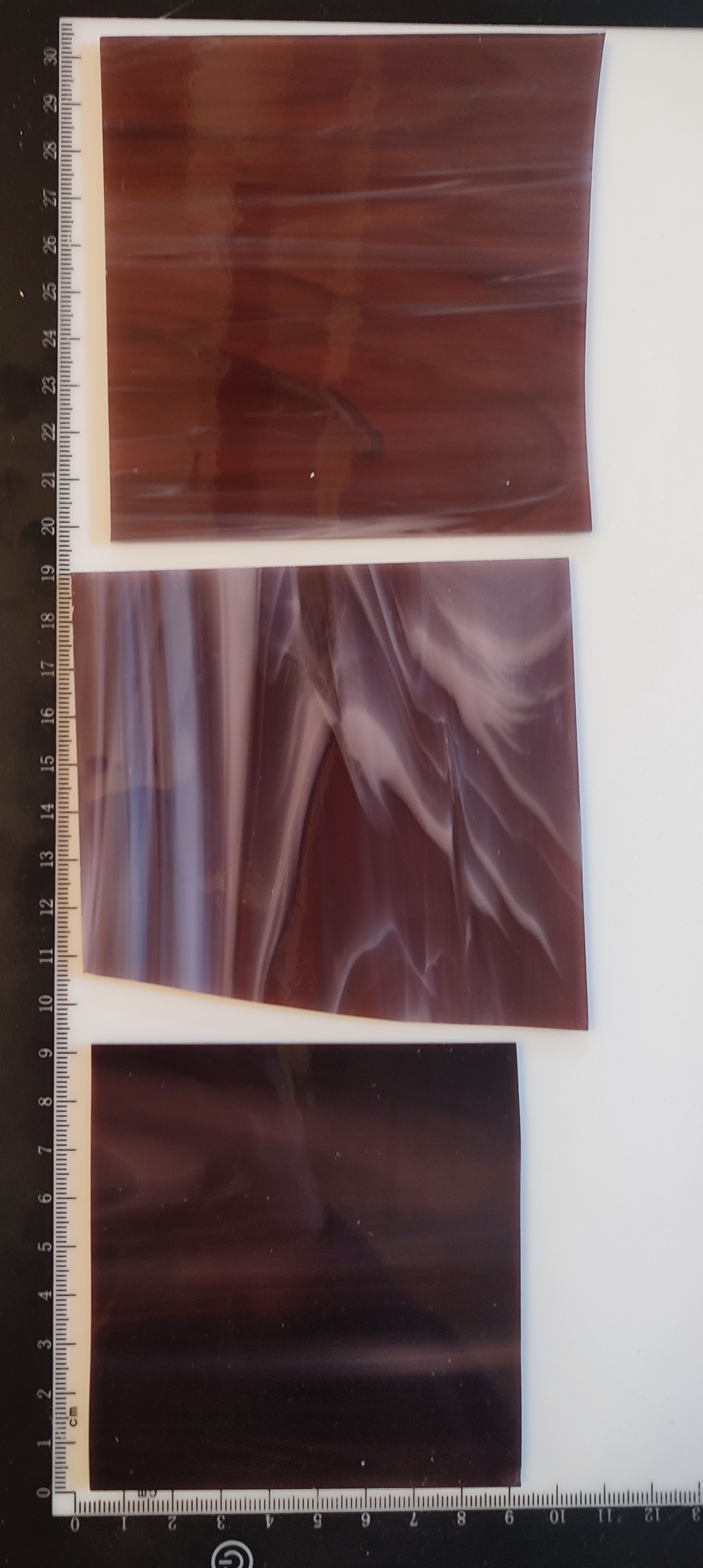  Κομμάτια Γυαλί Διάφορα Μωβ 210γρ 