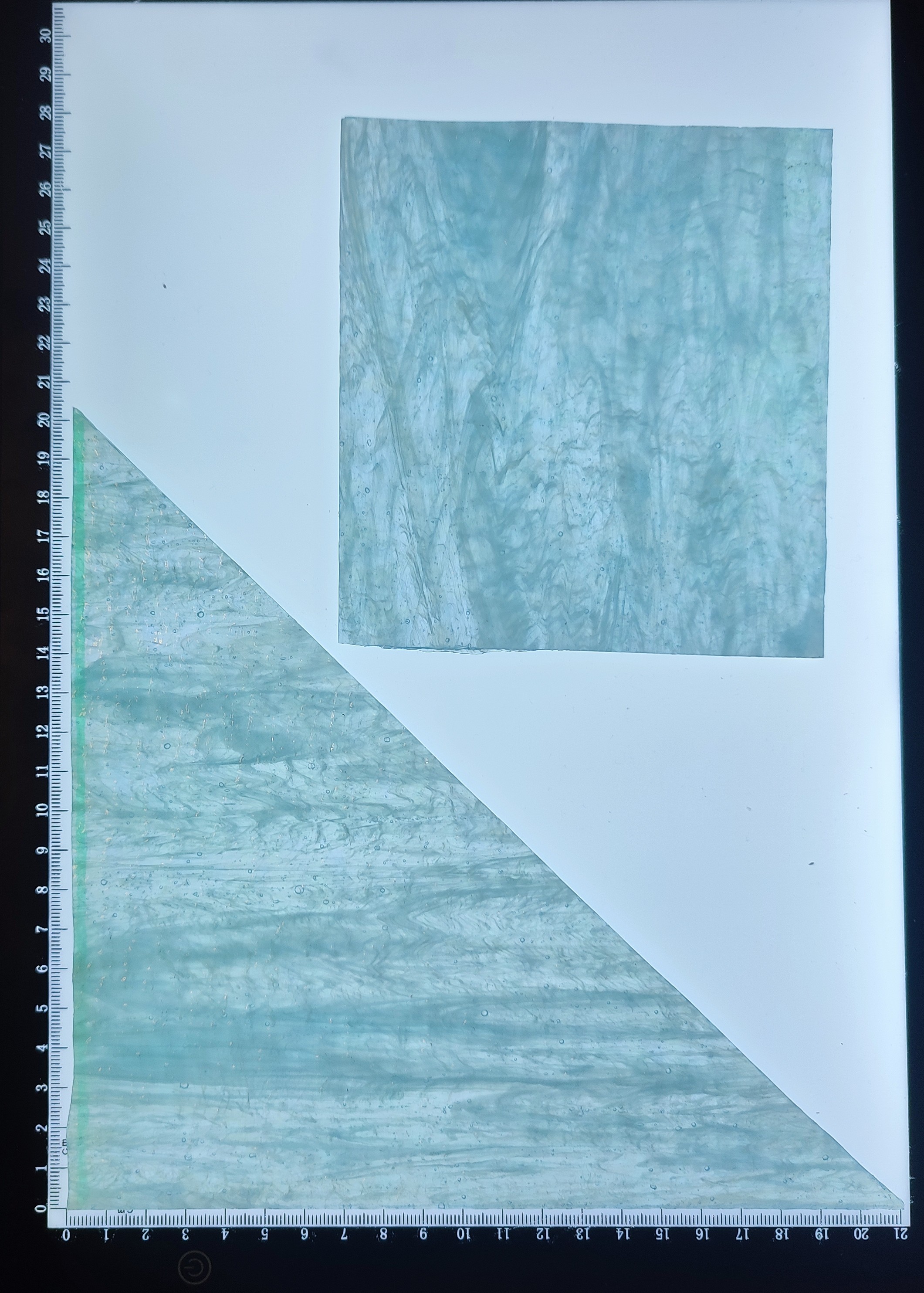  Κομμάτια Γυαλί Γαλάζιο 310γρ 