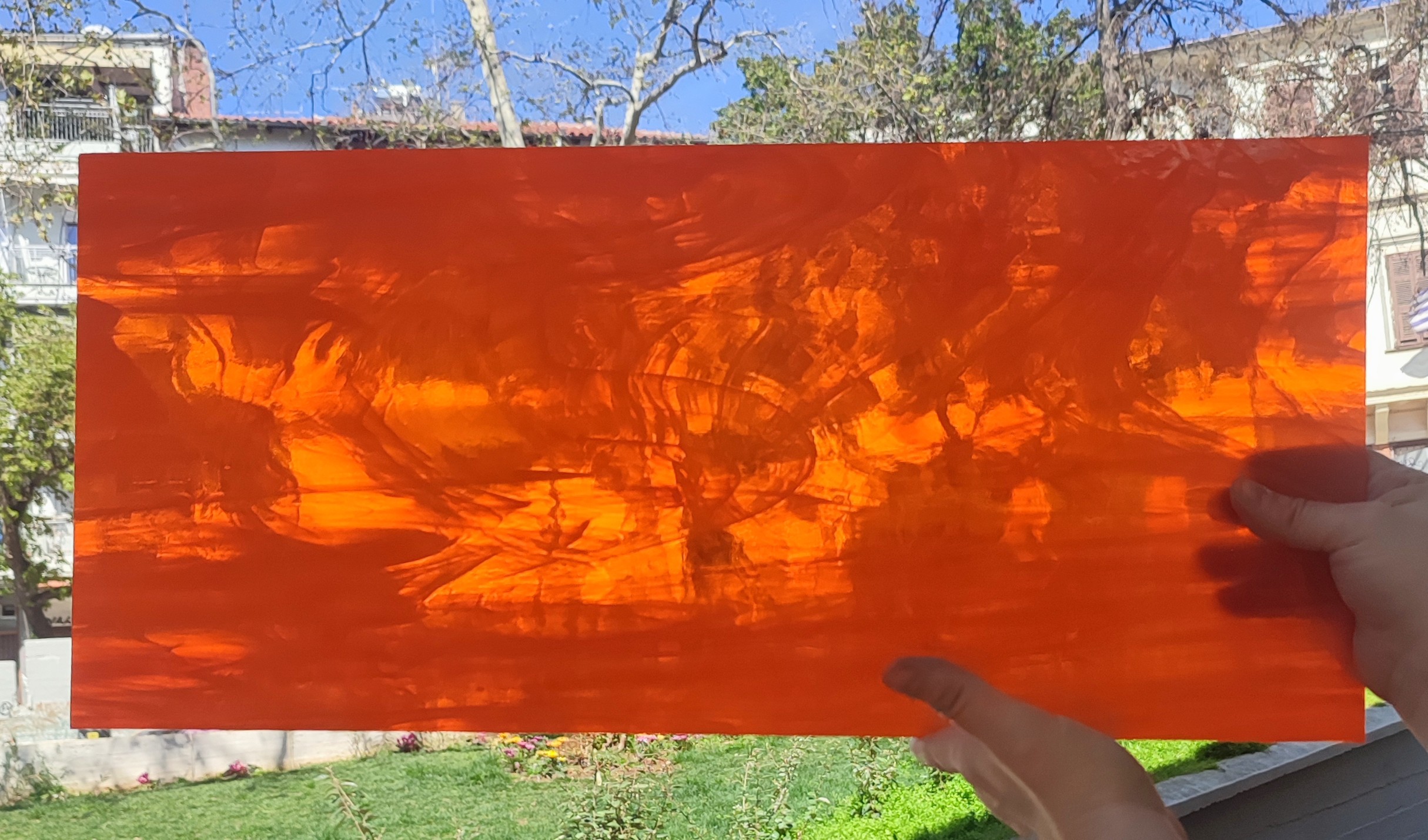 Semi-Transparent Orange Spectrum